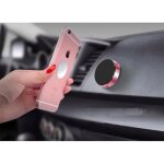 Tikawi x1 support t�l�phone voiture rose magn�tique universel (samsung / iphone / etc) tableau de bord ...