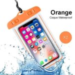 Tikawi x2 coque housse �tanche orange universelle iphone 8 plus / x / xr / xr max / 7 / 7 plus sony htc ...