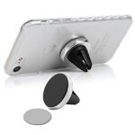 Tikawi x2 support t�l�phone voiture magn�tique universel (samsung / iphone) grille a�ration - support ...