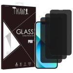 Tikawi x3 verre tremp� noir anti espion iphone 13 mini (5. 4) protection ecran haute r�sistance 9h [anti ...