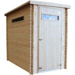 Abri de jardin en bois 2. 63 m2 - l239xl144xh198 cm - petit abri � outils - timbela m306a