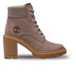 Bottes pour femme - timberland - allington heights - cuir - lacets - beige