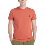 T - shirt homme timberland dunstan river rouge - 100% coton - manches courtes - col arrondi
