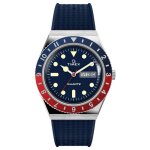 Timex - montre hommes - quartz - analogique - bracelet silicone bleu - tw2v32100