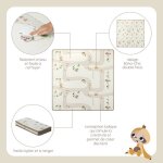 Tiny love tapis deveil b�b� pliable double face anti - d�rapant imperm�able 150x150cm d�s la naissance ...