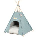 Tipi puppy 50 x 50 cm x hauteur 70 cm pour chiot ou chat. - zolux