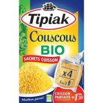 Tipiak - couscous bio sachets cuisson 400g - lot de 4