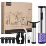 Tire bouchon lectrique rechargeable professionnel acier inoxydable vin rouge ouvre bouteille sans fil ...