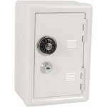 Tirelire - non spécifié - coffre fort secret - métal - 10 x 12 x 18 cm - blanc Tirelire - non spécifié - coffre fort secret - métal - 10 x 12 x 18 cm - blanc