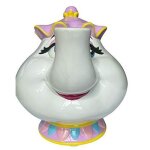 Tirelire disney madame samovar lyo - multicolore - c�ramique - 15 x 15 x 17cm