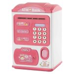Tirelire pour enfants verrouillage automatique par mot de passe tirelire �lectrique cash & coins saving ...