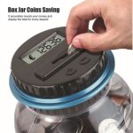Tirelire numérique dépargne compteuse de pièces lcd counting money jar change cadeau Tirelire numérique dépargne compteuse de pièces lcd counting money jar change cadeau