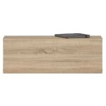 Tiroir suspendu thala table de nuit �tag�re murale avec 1 tiroir sans poign�e rev�tement m�lamin� en ...