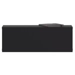 Tiroir suspendu thala table de nuit �tag�re murale avec 1 tiroir sans poign�e rev�tement m�lamin� en ...