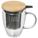 Tisani�re avec infuseur arha 40cl transparent