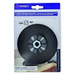 Plateau ponceur - tivoly - xt10162016016 - auto agrippant - caoutchouc - � 125mm