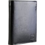 Portefeuille homme en cuir tk 1979 - grand classique - noir - 15 cm