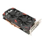 Carte graphique - tmishion - rx 580 - 8 go gddr5 - 256 bits - 4k - 2 ventilateurs de refroidissement
