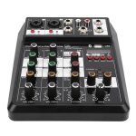 Tmishion console de mixage de carte son mini console de mélangeur de carte son 4 canaux interface audio ... Tmishion console de mixage de carte son mini console de mélangeur de carte son 4 canaux interface audio ...