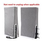 Tmishion housse anti - poussi�re pour ps5 housse anti - poussi�re verticale pour console de jeu en tissu ...