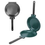 Tmishion moule � p�tisserie po�le � frire pliante double face pliante po�le � cr�pes antiadh�sive pour ...