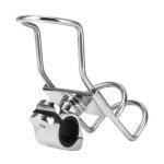 Tmishion porte - canne � p�che support de canne � p�che base de support de poteau acier inoxydable pour ...