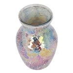 Tmishion vase � fleurs en verre vase en verre mosa�que vase d�coratif exquis brillant de style europ�en ...