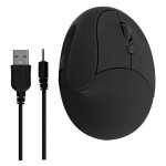 Souris sans fil - tnb - ergo line - ergonomique - rechargeable - optique - noir
