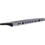 Tnb iclick - dock usb - c (type c) 11 en 1 - aluminium Tnb iclick - dock usb - c (type c) 11 en 1 - aluminium