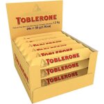 Toblerone chocolat au lait et nougat miel et amandes - bo�te de 24 barres 50 g