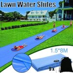 Toboggan aquatique de 8 mètres tapis de glisse eau adulte enfant toboggans aquatiques de jardin jeu eau ... Toboggan aquatique de 8 mètres tapis de glisse eau adulte enfant toboggans aquatiques de jardin jeu eau ...