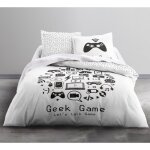 Today parure de couette geek game - coton - 220 x 240 cm