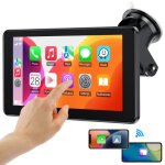 Toguard autoradio bluetooth 7 pouces avec carplay android auto bluetooth wifi 5g sans fil transmetteur ...