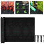 Toile anti - mauvaises herbes - lzq - hdpp - r�sistant � la d�chirure - protection uv - 2 m x 5 m