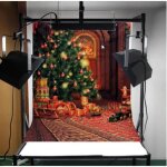 Toile de fond tissu nol arbre sapin dcor pour photographie nol dcoration toile de fond 7x5ft