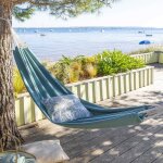 Toile de hamac yaqui vert jade 307x80cm en coton - hesp�ride