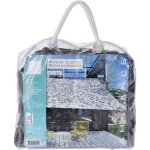 Toile dombrage ajoure - non spcifi - 2 x 3m - 120 g / m2 - gris - anti - uv