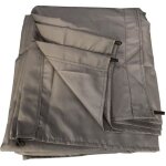 Toile pour pergola autoportante 3 � 3m cassis taupe