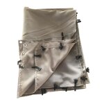 Toile pour pergola murale 3 � 25m nice taupe