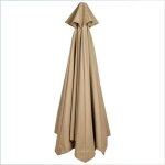 Toile de rechange pour parasol - auvent - 27m - impermable - protection uv - 6 baleines