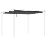 Toile de rechange pour pergola rtractable 3 x 3 m polyester haute densit 180 g / m impermabilis ...