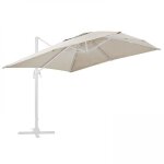 Toile pour parasol d�port� 4x3m �cru - oviala
