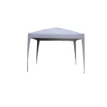 Toile de tonnelle easy up ardoise 3x3m en polyester - hesp�ride