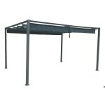 Toile de tonnelle palmeira ardoise 4x3m en polyester - hesp�ride