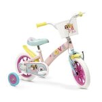 V�lo pour enfants - toimsa - barbie love - 3 � 5 ans - stabilisateurs - rose et jaune