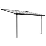 Toit - terrasse aluminium 921 m - 300 x 307 cm - gris anthracite