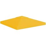 Toit de tonnelle - vidaxl - 3 x 3 m - tanche - 310 g / m - jaune