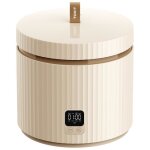 Tokit cuiseur  riz 15l mini multifonctions avec boutons  cran tactile pour 1 - 3 personnes antiadhsive ...
