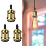 Tokius 3 pièces douilles e27 vintage edison douille de lampe ampoule led adaptateur pour lustre suspension ... Tokius 3 pièces douilles e27 vintage edison douille de lampe ampoule led adaptateur pour lustre suspension ...