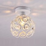 Tokius plafonnier luminaire cristal en m�tal lustre abat - jour e27 industriel suspension moderne pour ...
